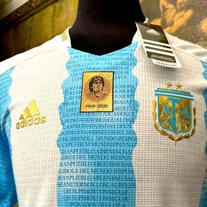 Adidas Argentina Messi Maradona Homage World Cup Jersey 🇦🇷⚽️🏆